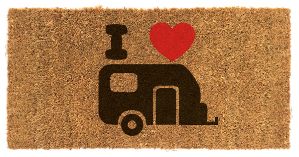 Arisol Coconut mat 50x25cm - with print "caravan" - 51651 | Stahlor image 1