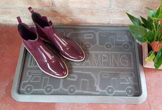 Arisol Rubber shoe drip trays, grey - 516791 | Stahlor image 2