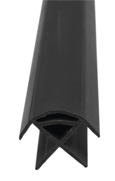 Luxury corner connection profile (dark grey)