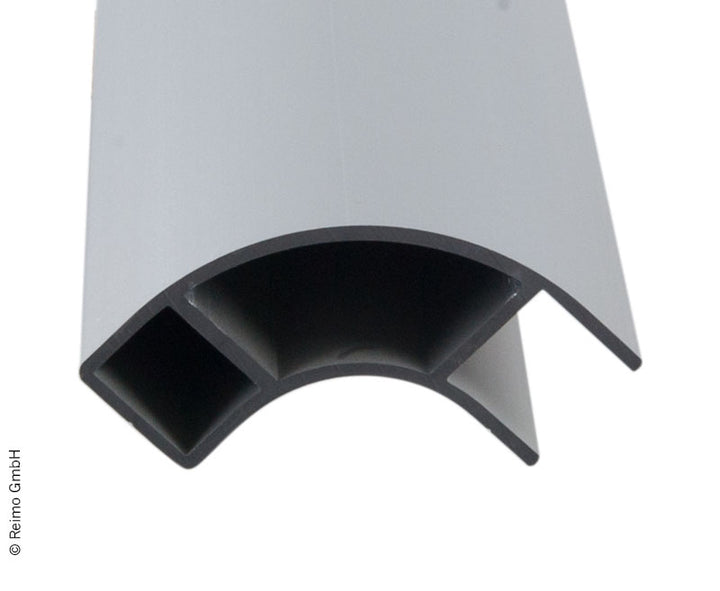 Aluminum furniture corner profile 2.2 m - Open on one side