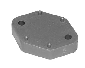 Reimo Spacer plate, height 10mm, grey - 524502 | Stahlor image 1