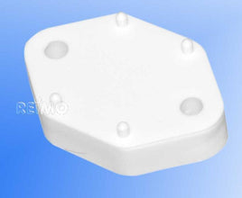 Reimo Spacer plate, height 10mm, white - 524504 | Stahlor image 2