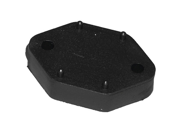 Reimo Spacer plate, height 10mm, black - 524505 | Stahlor image 1