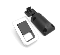 Reimo Snap lock 36 x 59 mm for door thicknesses 12 - 18 mm - Matt Chrome / Black - 52494 | Stahlor image 2