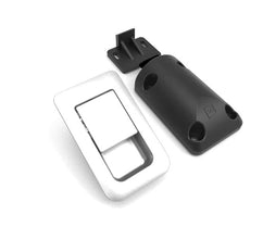 Reimo Snap lock 36 x 59 mm for door thicknesses 12 - 18 mm - Matt chrome - 52497 | Stahlor image 2