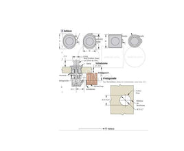 Reimo Punkt-Pushlock 33x38 matt - 52531 | Stahlor image 2