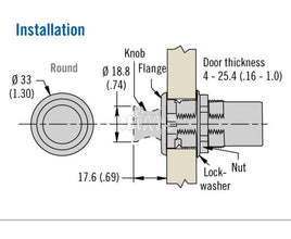 Reimo Push lock coat hook - 52533 | Stahlor image 2