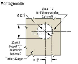 Reimo Drehpushlock, Einloch 1,2 - 52534 | Stahlor image 2
