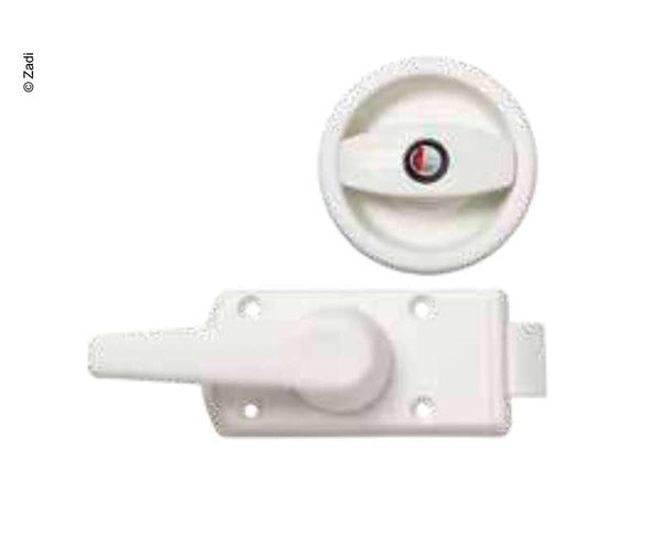 Zadi Door lock Carav.right white - 52609 | Stahlor image 1