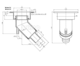 Zadi Filling spout 40mm,long,sch - 52624 | Stahlor image 2