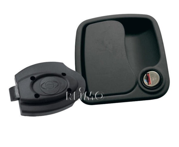 Zadi Euro garage lock black without cylinder and key - 52644 | Stahlor image 1