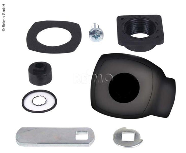 Zadi PushLock incl. cover black without cylinder and key - 52651 | Stahlor image 1