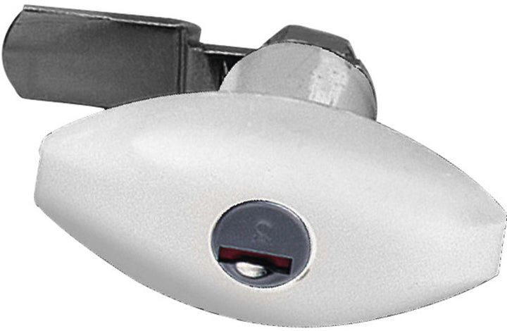 PushLock oval white without cylinder and key