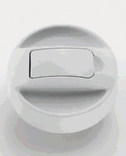 Tank lock with locking flap, white