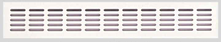 Ventilation grille 400 x 80 mm (white)