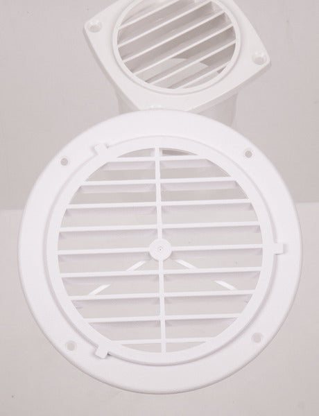 Reimo Ventilation grille, white, outside: 164mm, round - 53033 | Stahlor image 1