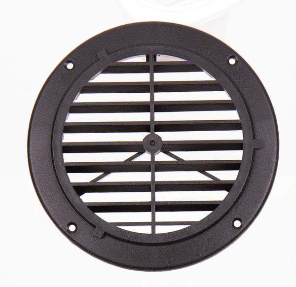 Reimo Ventilation grille, black, outside: 164mm, round - 53034 | Stahlor image 1