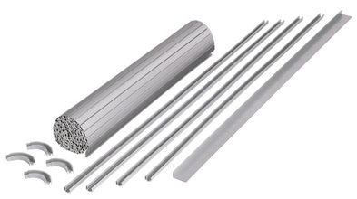 Carbest Rolling shutter door complete set - Silver - 53044 | Stahlor image 3