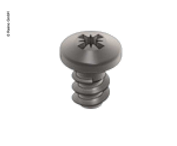 Reimo VeryLow Profile Stainless Steel Screw for panel mounting, 10 pcs. - 532018 | Stahlor image 1