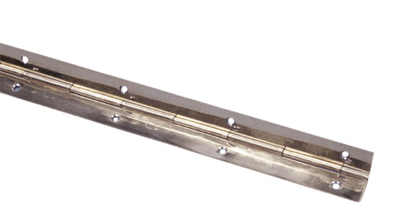 Reimo Piano hinge, bar hinge for 16mm plates, stainless steel, 1,75m long - 532051 | Stahlor image 1