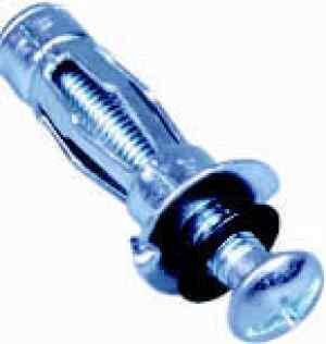 Expansion dowel 6 mm and M6 screws (loose)