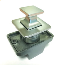 Reimo Push Lock - Complete push-button furniture lock chrome matt 37x37mm - 532702 | Stahlor image 2