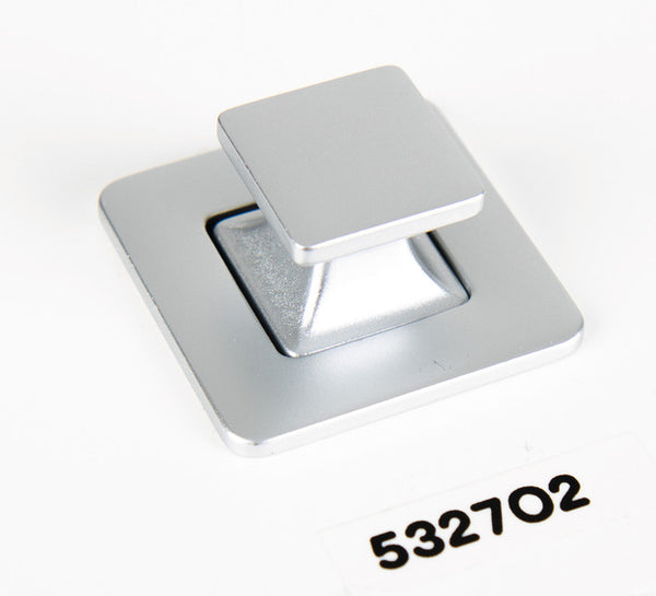 Reimo Push Lock - Complete push-button furniture lock chrome matt 37x37mm - 532702 | Stahlor image 1