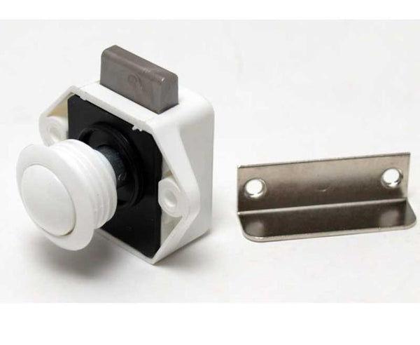 Reimo Push Lock Mini - furniture lock white - 5327431 | Stahlor image 1