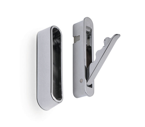 Reimo Folding hook plastic/bright chrome 8cm SB - 533340 | Stahlor image 1