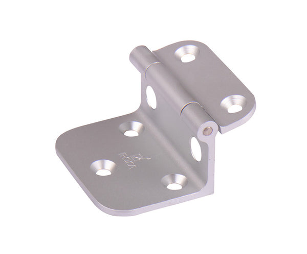 Reimo Angle fitting for table top holder, aluminium, natural anodised, 55x45mm - 53358 | Stahlor image 1