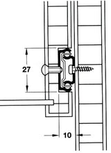 Reimo Drawer guide 278mm, pair - 53382 | Stahlor image 2