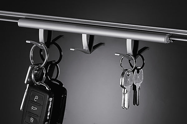 Reimo Guide rail with 3 hooks, aluminium 200 mm - 53423 | Stahlor image 1