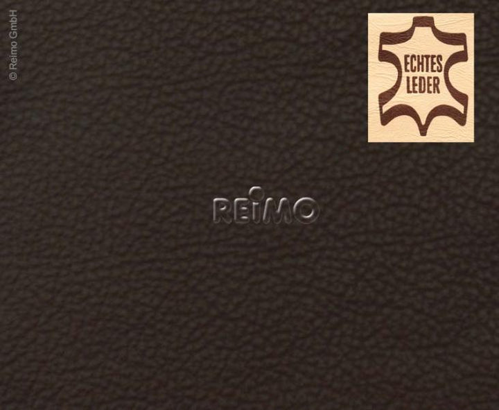 Automotive leather dark brown, whole skin, price per m²
