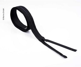 Reimo Zipper 130cm, divisible - unhookable in black, plastic - 55077 | Stahlor image 2