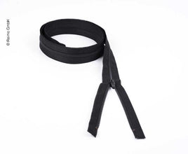 Reimo Zipper 130cm, divisible - unhookable in black, plastic - 55077 | Stahlor image 3