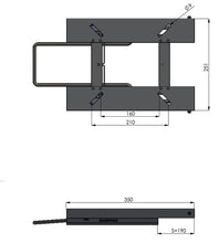 ZWAAR Sliding bed for table frame - 57040 | Stahlor image 2