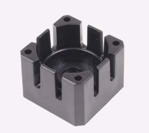 Floor mounting f. Lift table Light black, piece