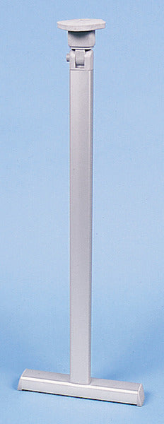 Lippert Folding table foot silver with T-foot - height 720 mm Joint at top - 57072 | Stahlor image 1