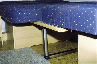Lippert Folding table foot silver - height 740 mm hinge middle - 57074 | Stahlor image 2