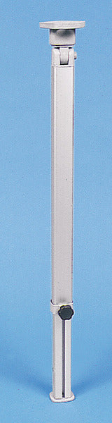 Folding table base silver - height 555 - 765 mm - joint on top
