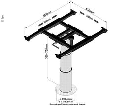 ILSE Single-column lift table - 57114 | Stahlor image 2