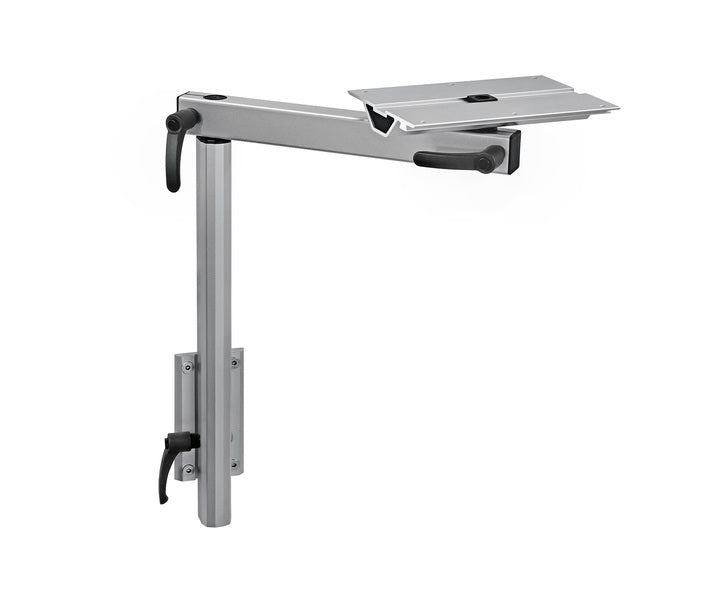 Reimo 90° Swivel Table Base, Aluminum, Silver
