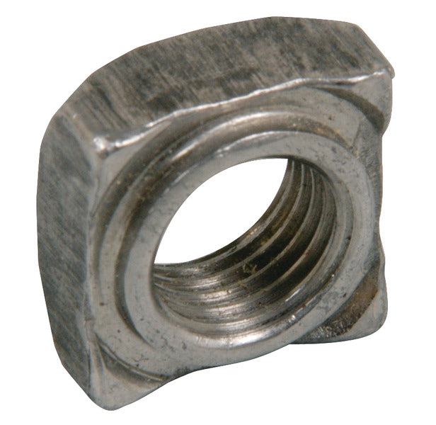 Weld-on nut lap belt