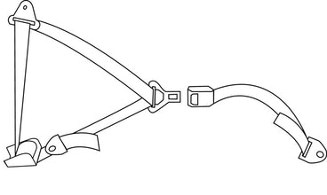Reimo 3-point safety harness for Variobank 333 - Horizontal mounting - 58118 | Stahlor image 2