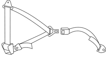 Reimo Three-point special automatic seatbelt - 58150 | Stahlor image 2