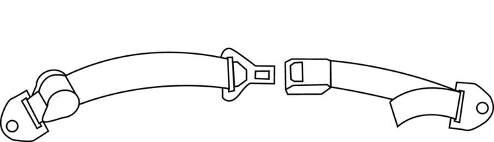 2-point automatic lapbelt
