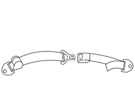 Reimo 2-point automatic lapbelt - 58153 | Stahlor image 2