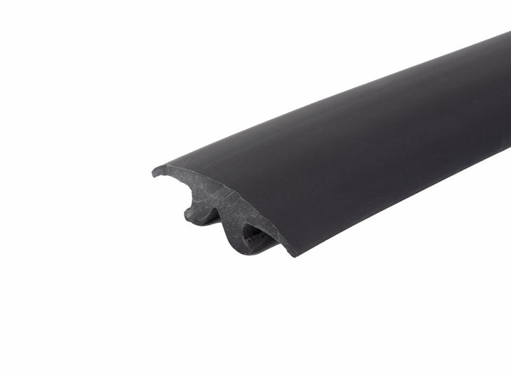 Smooth cover profile - 2.5 m length - Black
