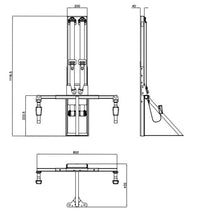 CTA Belt rack for 2 people standard kit - In the direction of travel - 59103 | Stahlor image 2