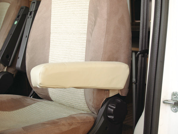 FASP Armrest cover artificial leather beige for Ducato - 592352 | Stahlor image 1